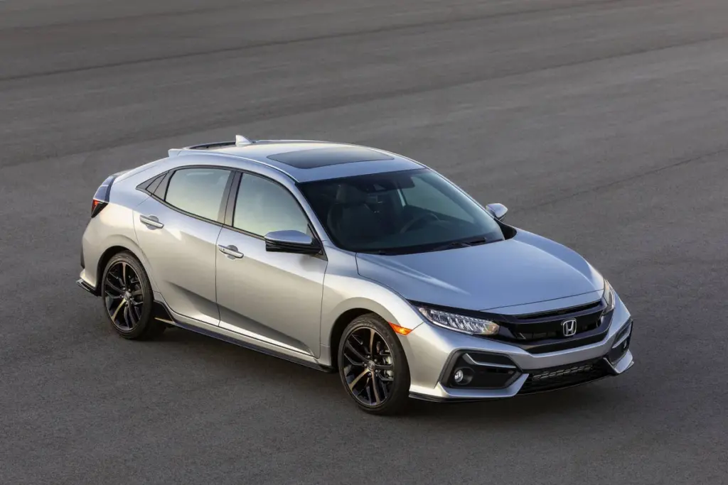 honda civic prata, modificado, representando seguro honda civic lxr.