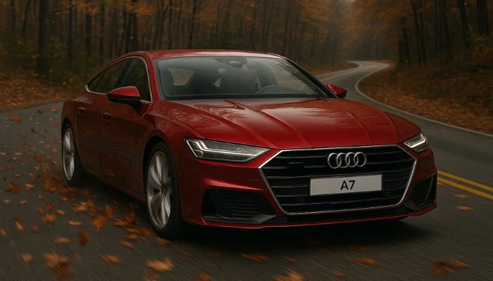 carro vermelho representando quanto custa o seguro de outros modelos audi a3 a7 e r8