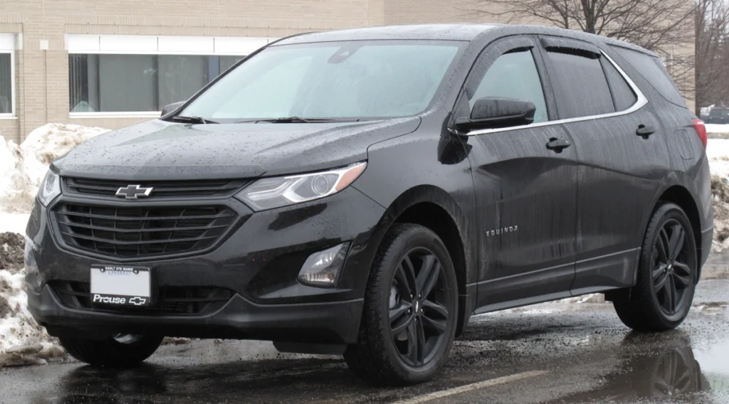 Chevrolet Equinox na cor preta. Falando sobre o seguro equinox.