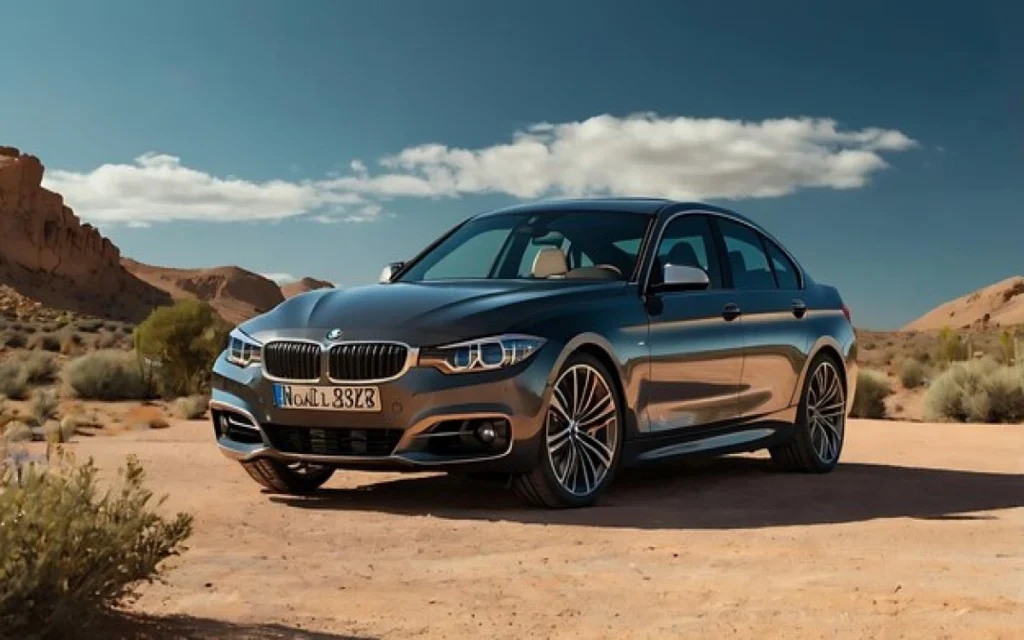 BMW 320i na cor cinza escuro. Falando sobre quanto custa o consórcio de uma bmw 320i.