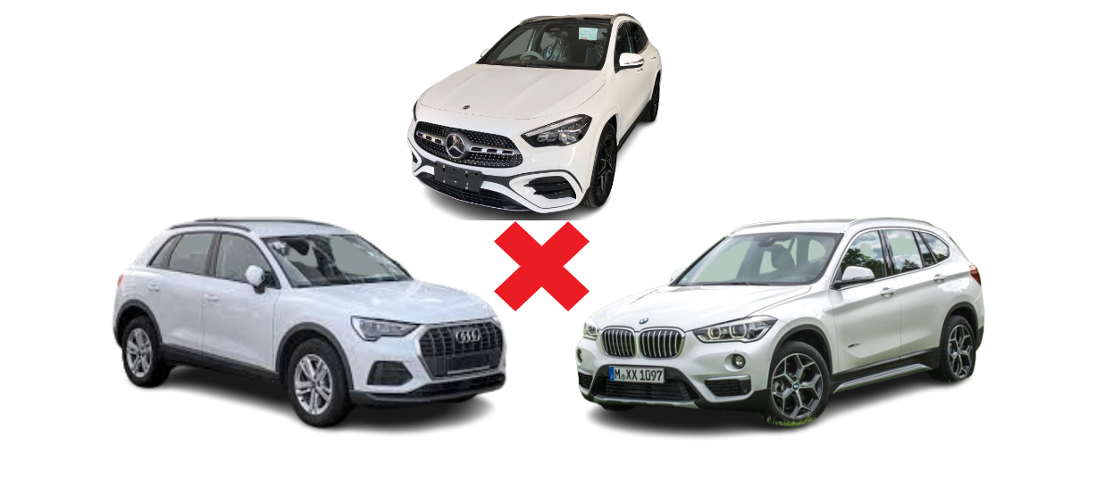 Audi Q3 vs Mercedes GLA vs BMW X1: Qual melhor SUV?