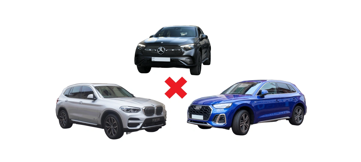 Audi Q5 vs BMW X3 vs Mercedes GLC: qual melhor?