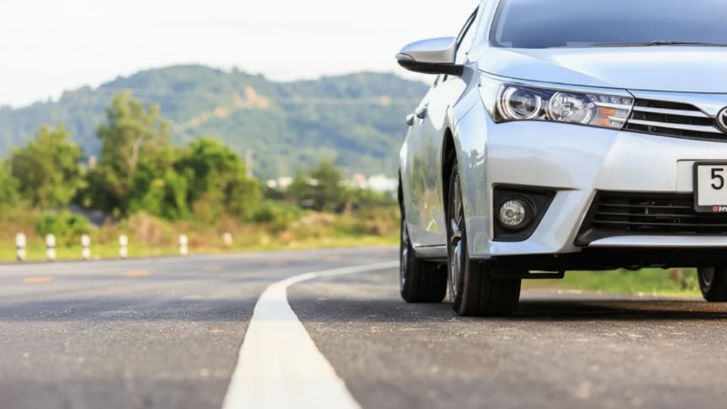 Detalhe frontal de BMW ilustrando o que analisar antes de contratar seguro auto premium