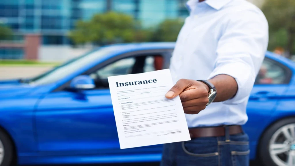 Pessoa segurando contrato mostrando o que saber antes de contratar seguro auto