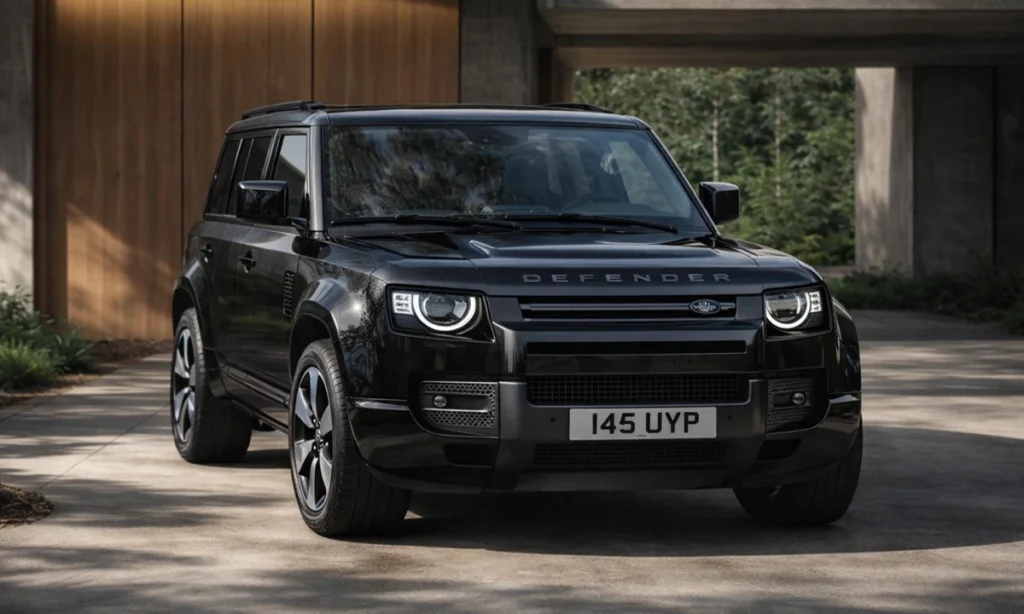 carro de luxo sem seguro SUV premium estacionado em ambiente residencial